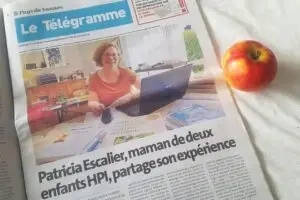 Lire la suite à propos de l’article Retour presse : Maman de deux enfants HPI, Patricia Escalier, de Séné, partage son expérience